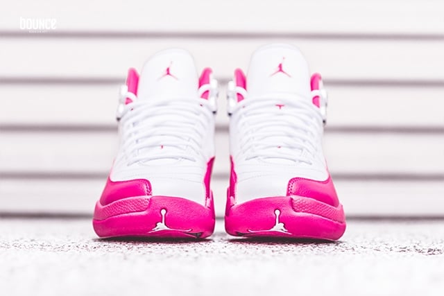 Air Jordan 12 Pink White Valentines Day
