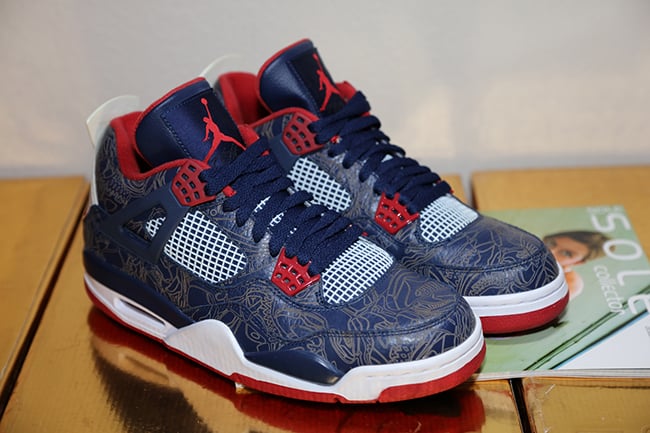 Air Jordan 4 Melo Olympic Laser 2008