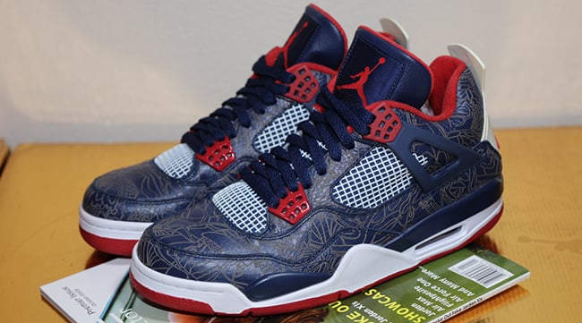 Air Jordan 4 Melo Olympic Laser 2008 