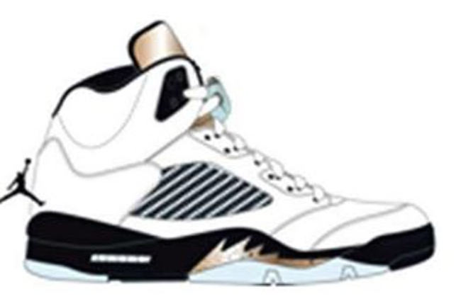 Air Jordan 5 Olympic White Black Gold 2016