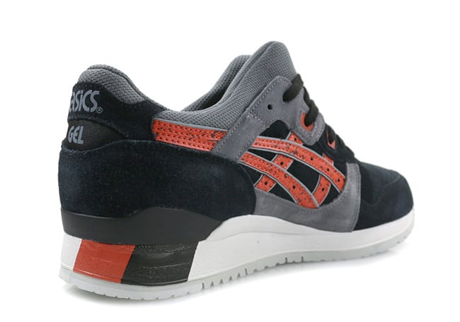 Asics Gel Lyte III Black Red Granite Pack