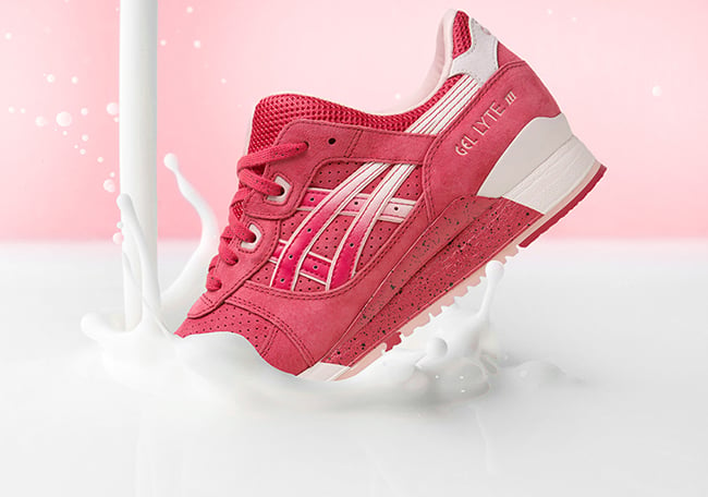 Asics Gel Lyte III Strawberries Cream Valentines Day