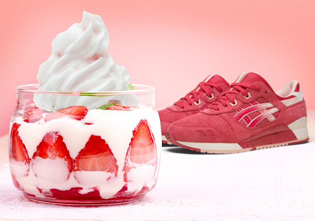 Asics Gel Lyte III Strawberries Cream Valentines Day