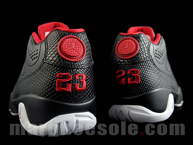Black Red Air Jordan 9 Low