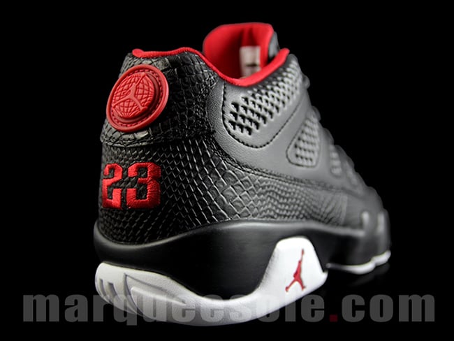 Black Red Air Jordan 9 Low
