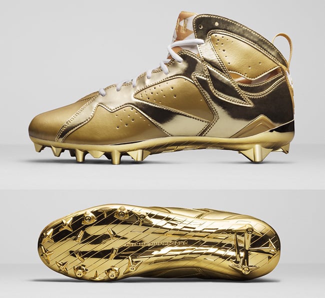 gold jordan 1 cleats