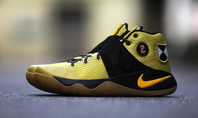 kyrie 2 black and yellow