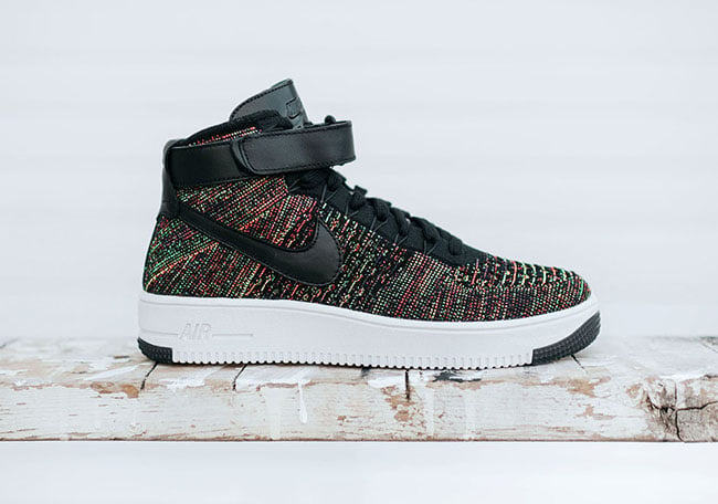 Nike Air Force 1 Mid Flyknit ‘Multicolor’ Available Now