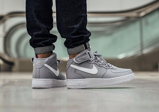 Nike Air Force 1 Mid Wolf Grey