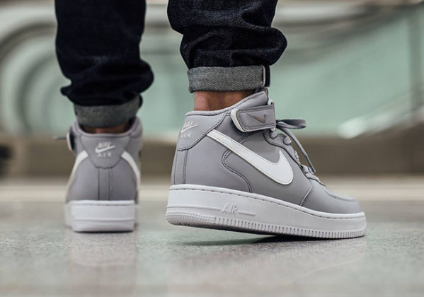 Nike Air Force 1 Mid Wolf Grey | SneakerFiles