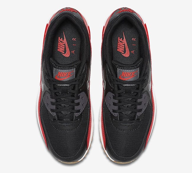 Nike Air Max 90 Black Crimson Gum
