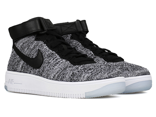 Nike Flyknit Air Force 1 Black White