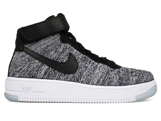 Nike Flyknit Air Force 1 Black White