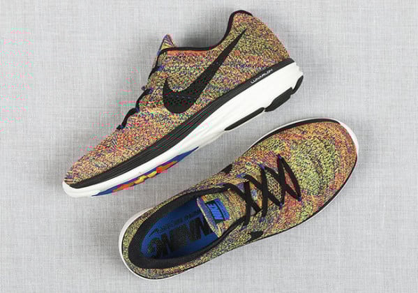 nike flyknit lunar multicolor