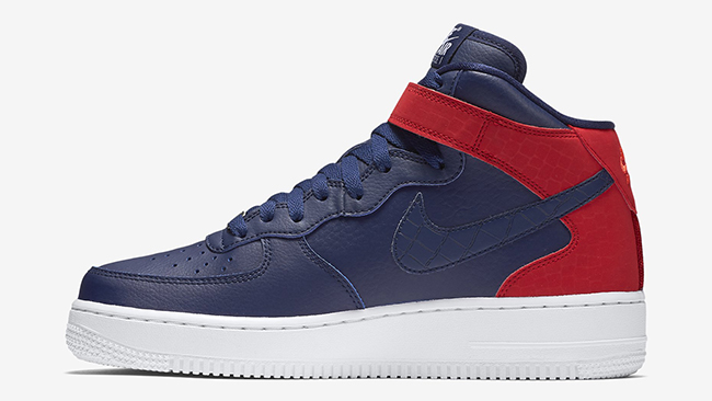 Nike WMNS Air Force 1 Mid Seasonal Blue Red