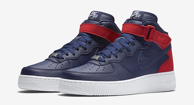 air force 1 mid blue