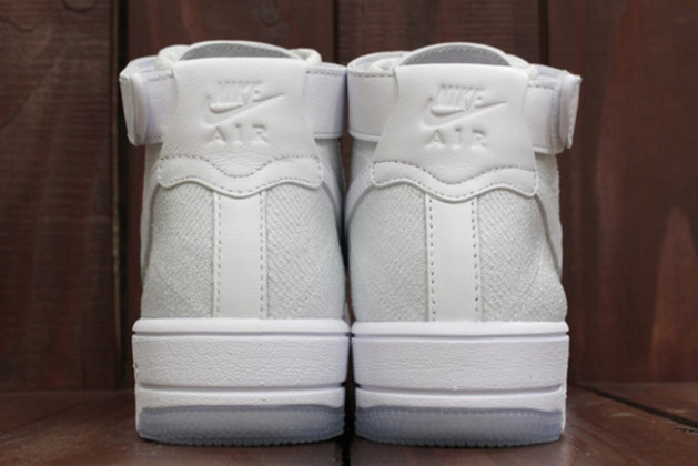 mens white flyknit air force 1