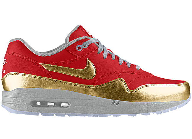 NikeID Air Max 1 Metallic Leather