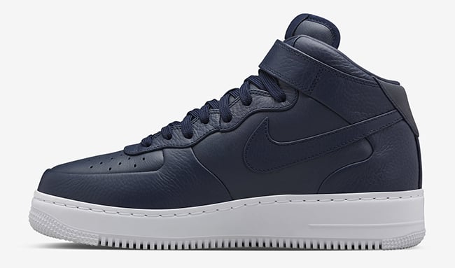 NikeLab Air Force 1 Mid Navy Blue