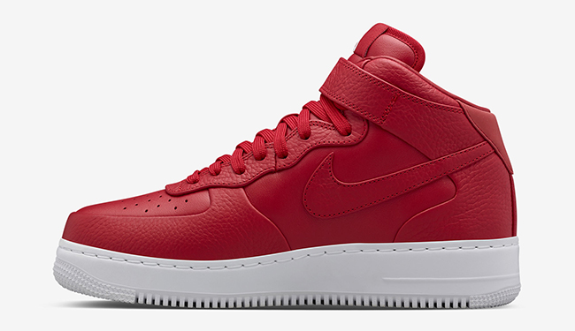 NikeLab Air Force 1 Mid Red