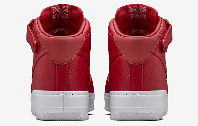 NikeLab Air Force 1 Mid Red