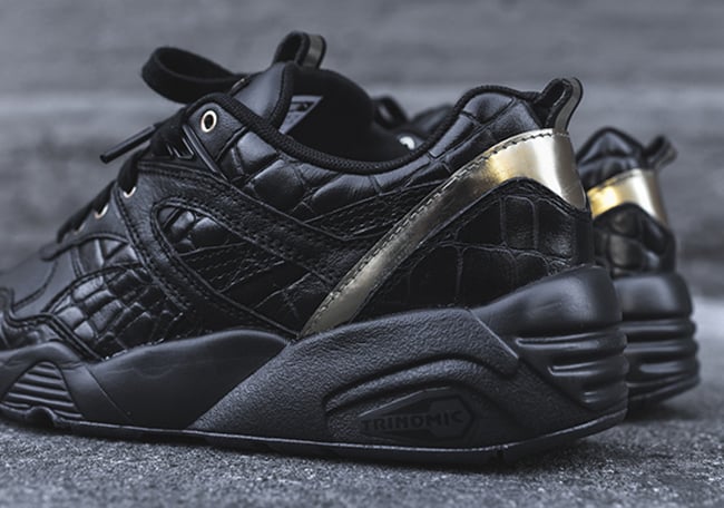 Puma WMNS R698 Exotic Black Gold