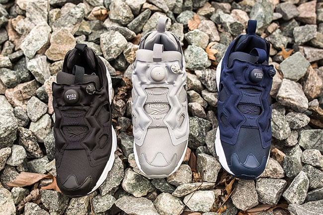 Reebok Insta Pump Fury Blue Black Grey