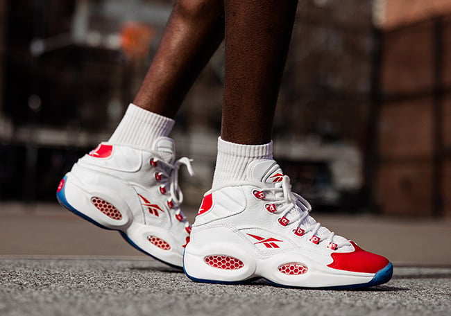 red white blue reebok questions