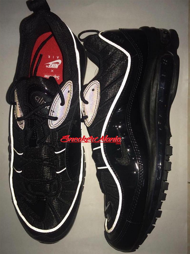 supreme air max 98 black