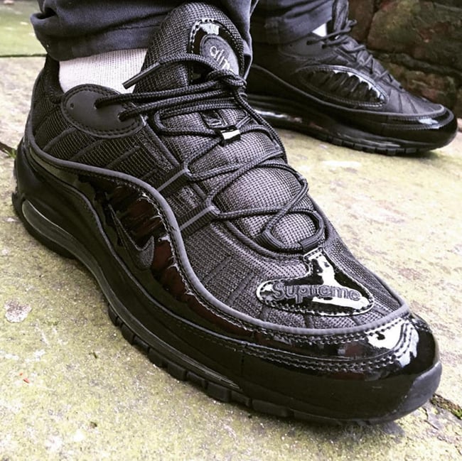 air max 98s all black