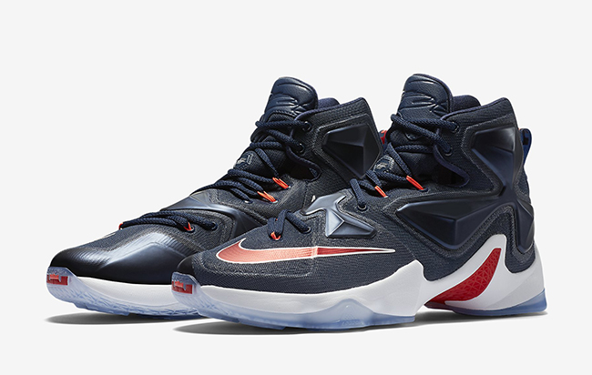 USA Nike LeBron 13 Navy