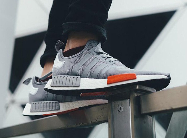 adidas nmd r1 grey and orange