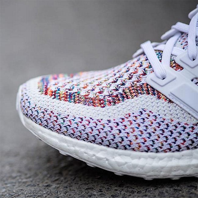 ultra boost red multicolor