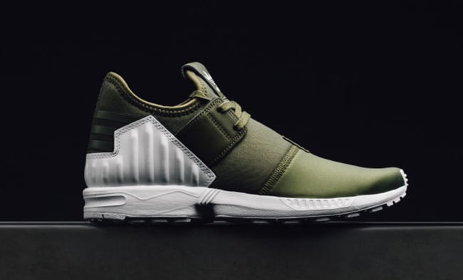 adidas zx flux olive green