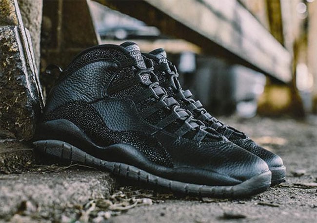 Air Jordan 10 OVO Black Footaction