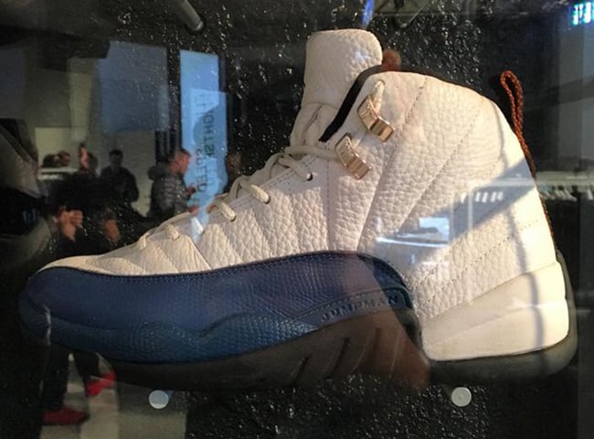 Air Jordan 12 French Blue Black Bottom Wizards Sample