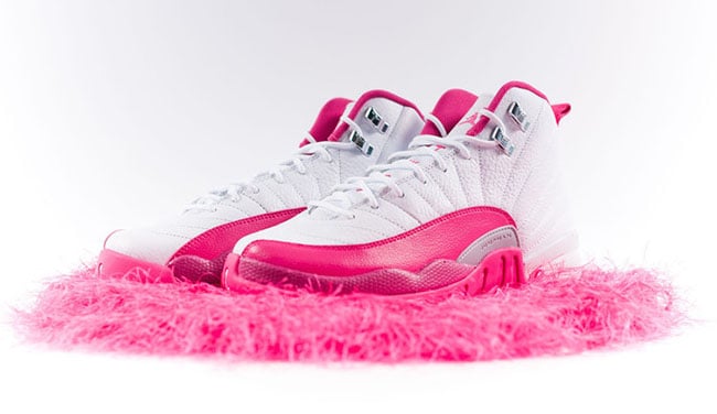 Air Jordan 12 Pink White 2016 Girls