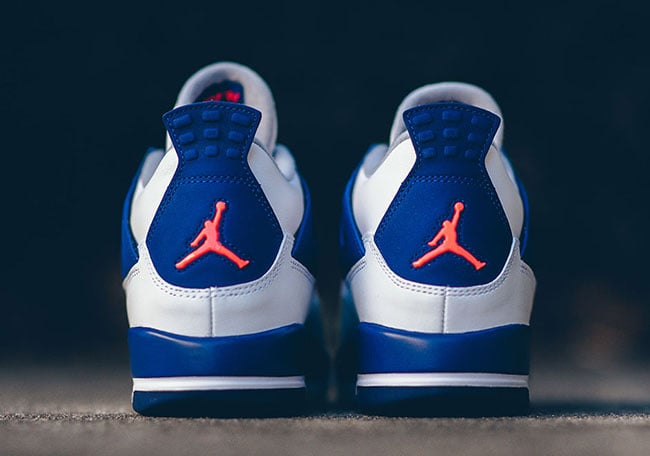 Air Jordan 4 Kids Deep Royal Orange