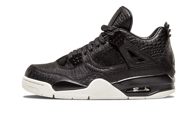 Air Jordan 4 Premium Black Pony Hair