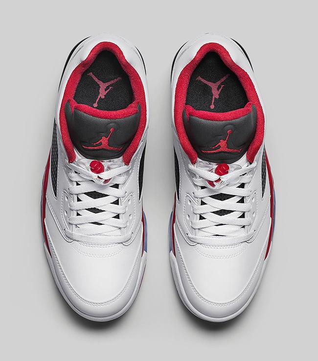Air Jordan 5 Low Fire Red Retro Release