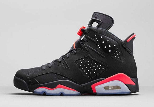 Air Jordan 6 Black Infrared Restock Size