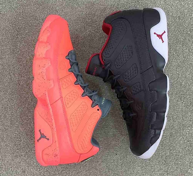 Air Jordan 9 Low Red Infrared Black