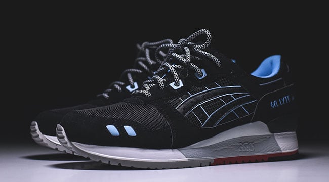 asics gel lyte iii black blue