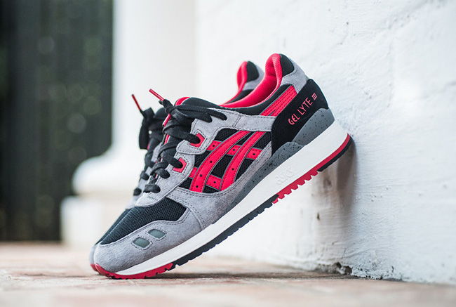 asics gel lyte 3 grey red