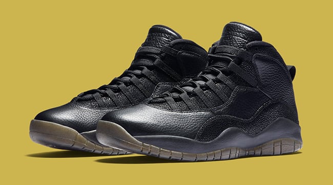 black and yellow jordan 10