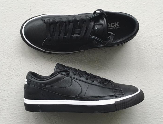 Comme des Garcons Nike Blazer Black | SneakerFiles
