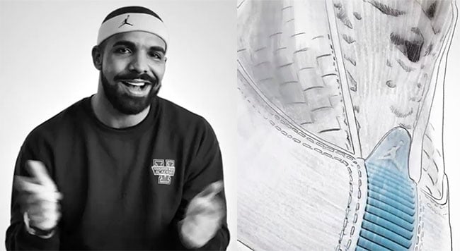 Drake First Pair Air Jordans