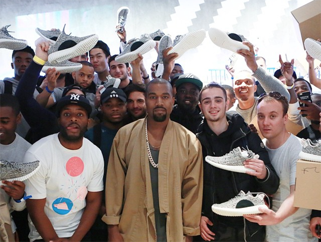 Kanye West Free adidas Yeezys