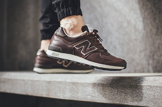 new balance 576 cuir marron