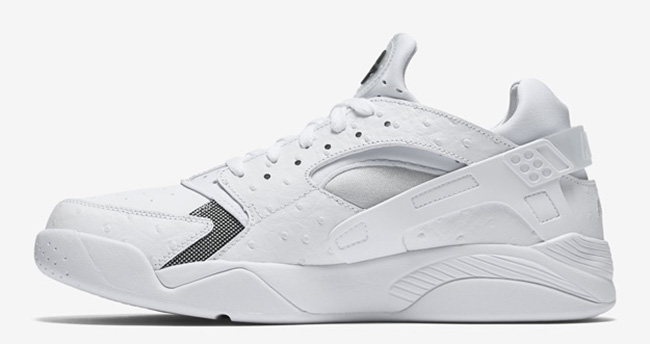 Nike Air Flight Huarache Low White Ostrich